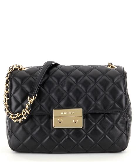 michael kors sloan black olive|Michael Kors sloan bag.